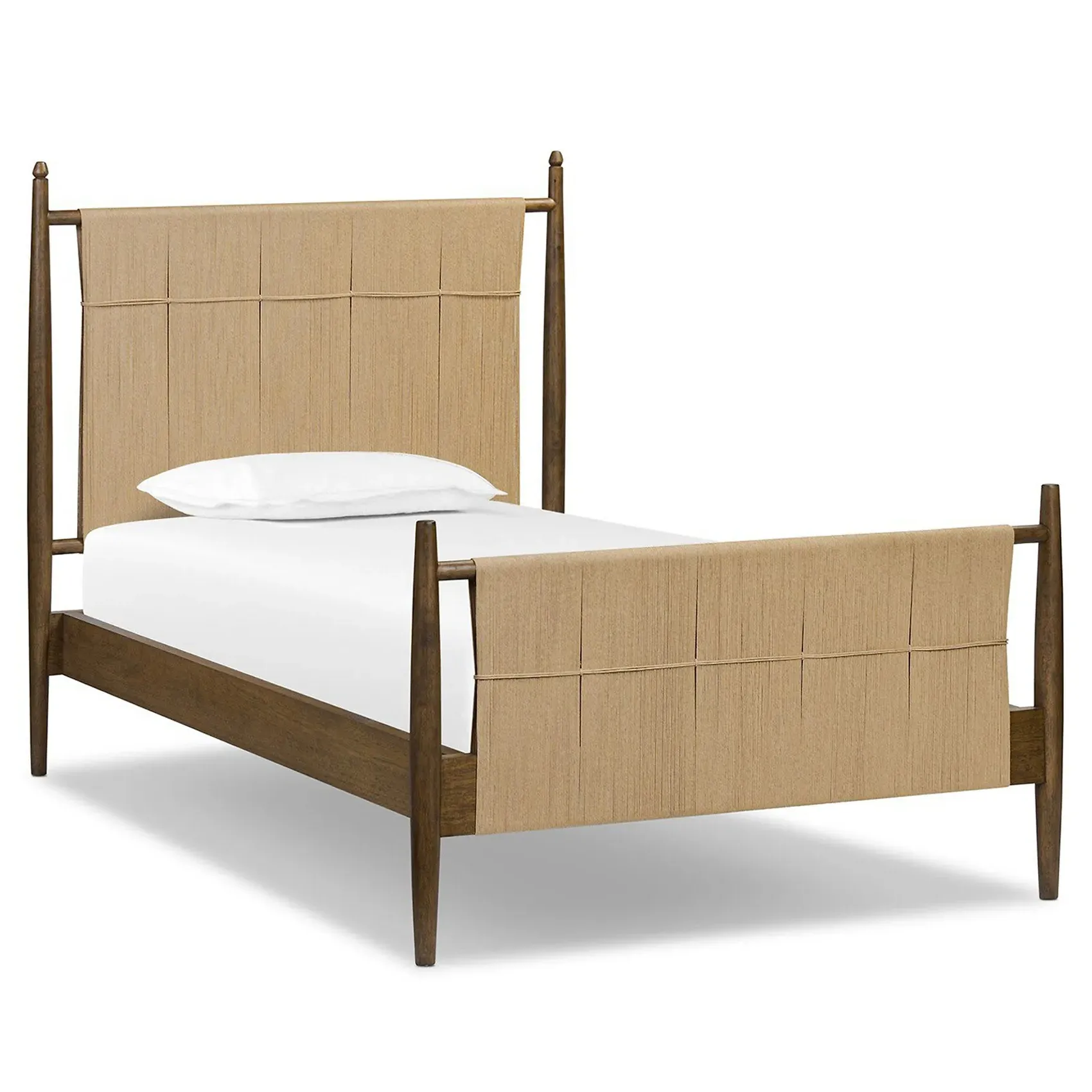 Richard Twin Size Bed Frame - Almond, Rush