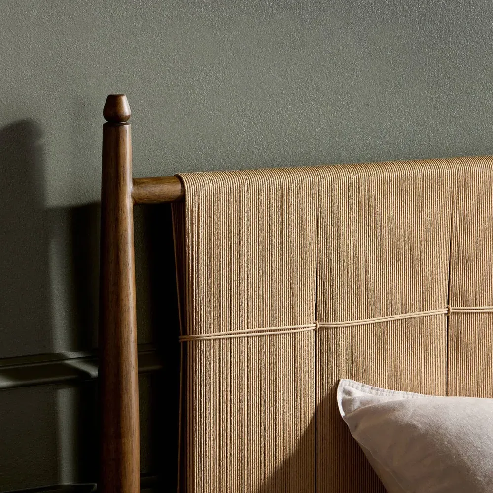 Richard Twin Size Bed Frame - Almond, Rush