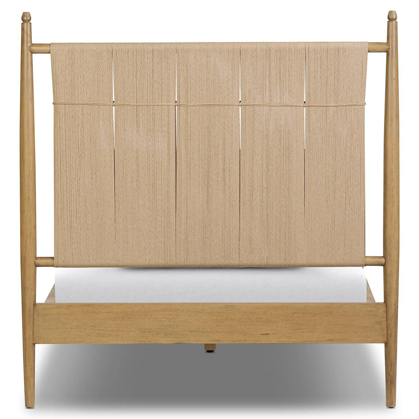 Richard Twin Size Bed Frame - Burnished, Rush