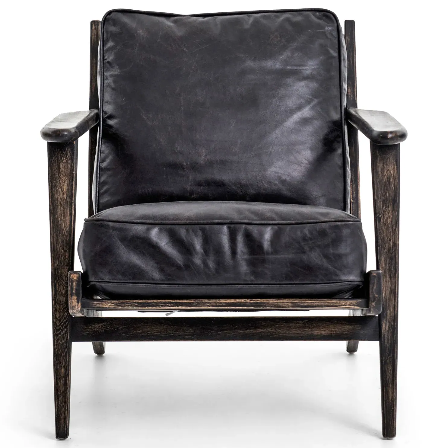 Rider Occasional Arm Chair - Black, Oak