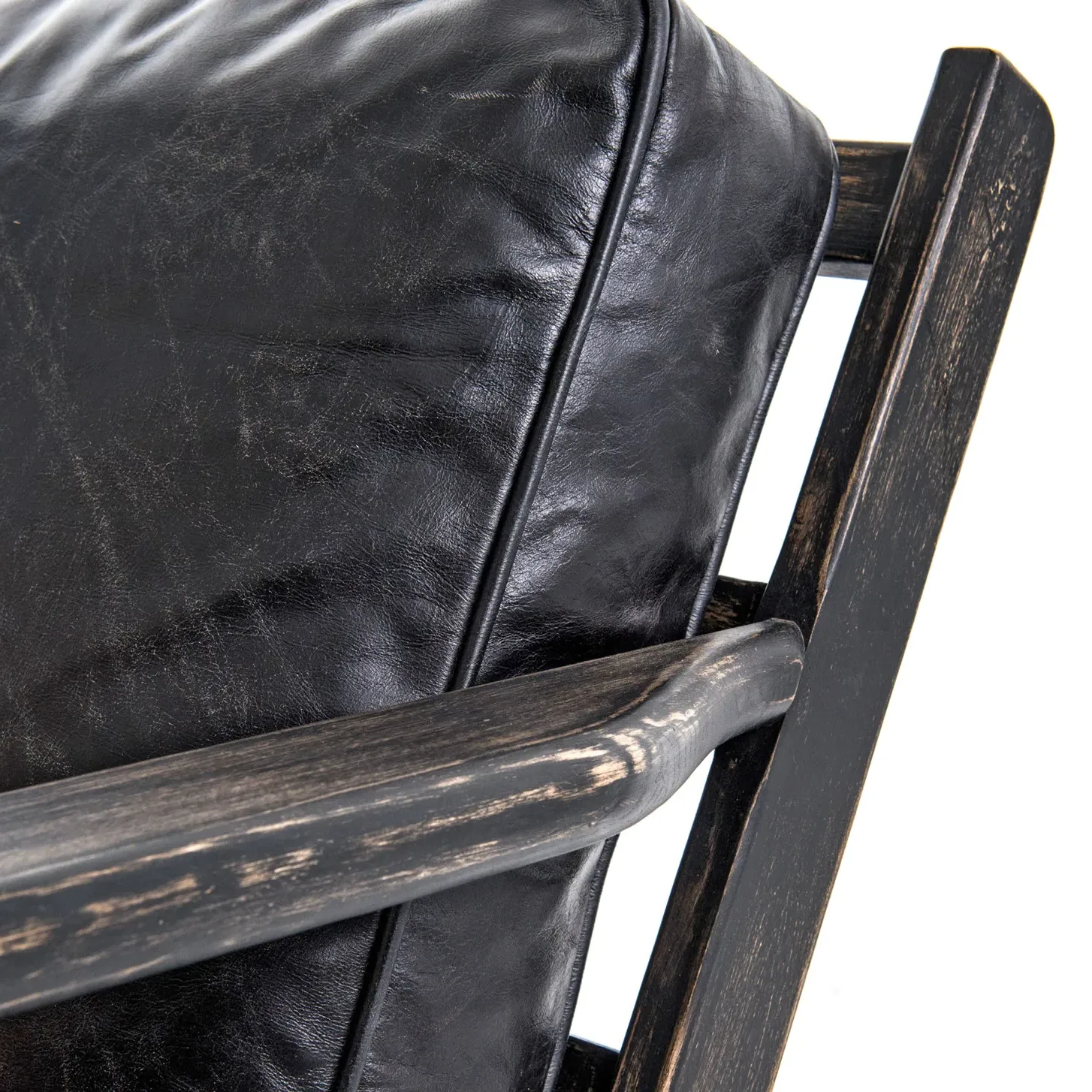 Rider Occasional Arm Chair - Black, Oak