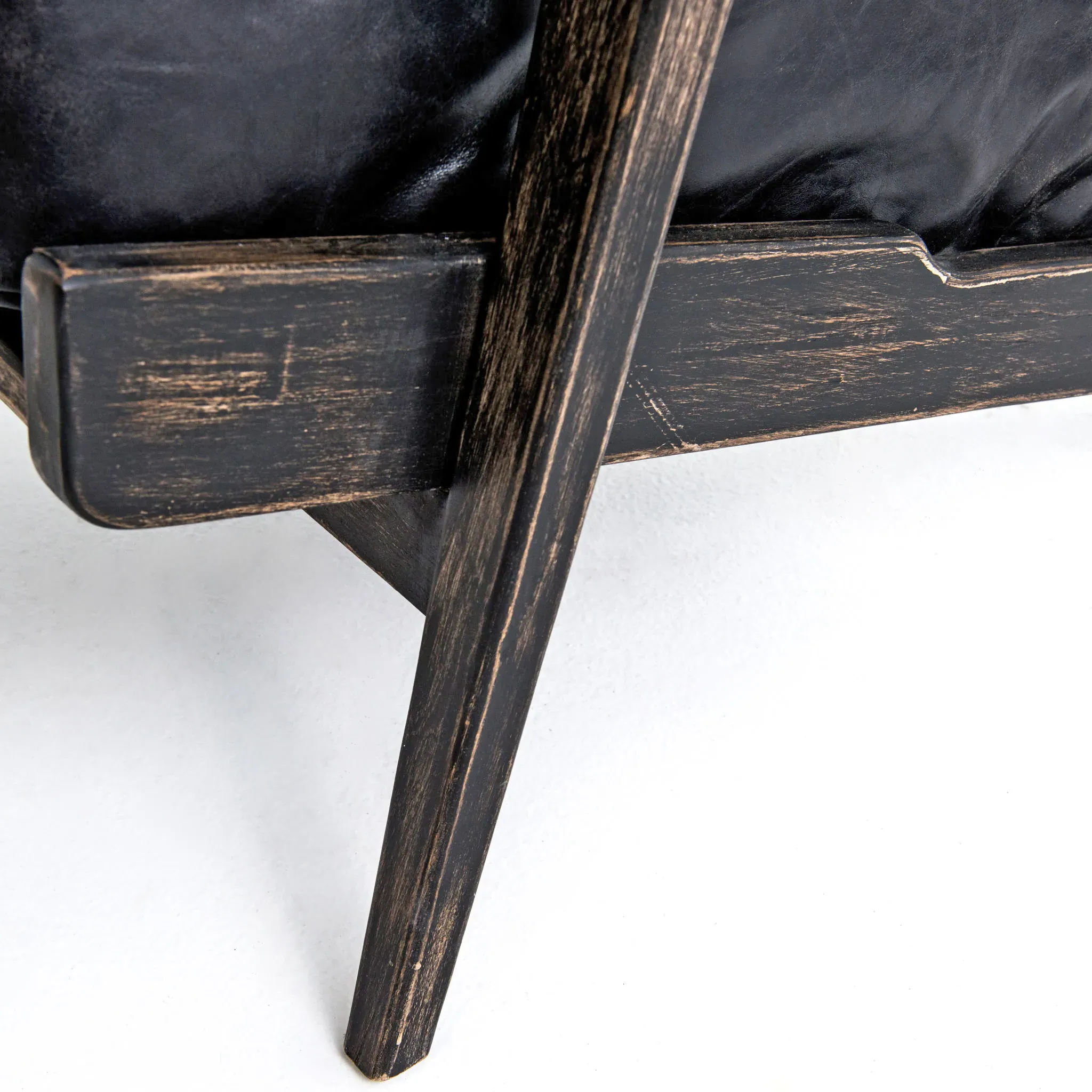 Rider Occasional Arm Chair - Black, Oak