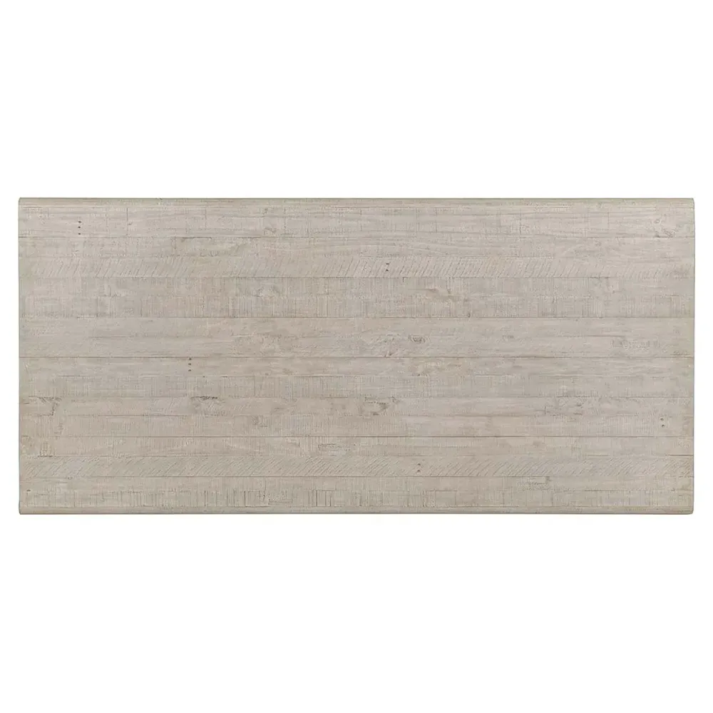 Ridwan Rectangular Dining Table - Off White, Reclaimed Pine