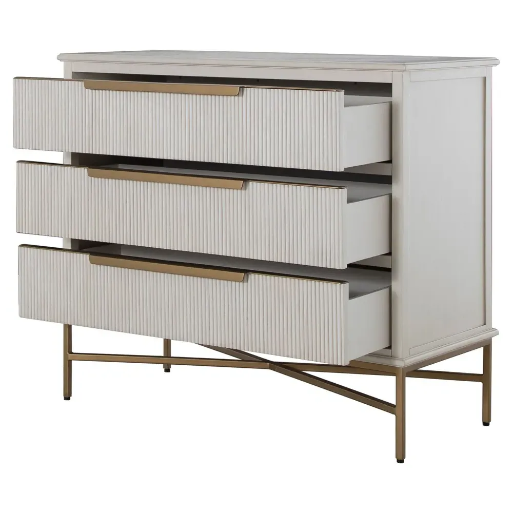 Riggs Bachelor Chest - Antique White, Mahogany