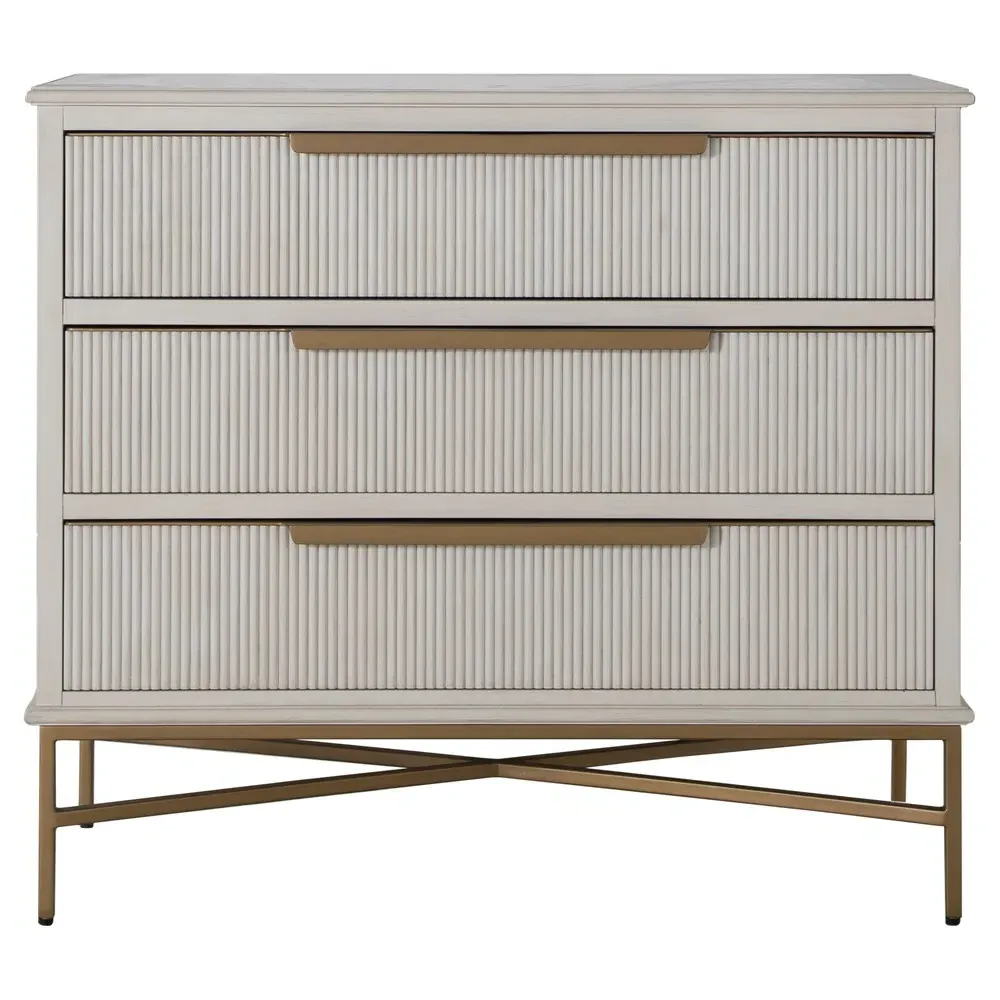 Riggs Bachelor Chest - Antique White, Mahogany