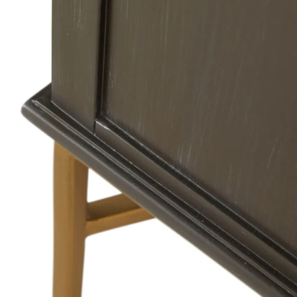 Riggs Bachelor Chest - Sesame Black, Mahogany