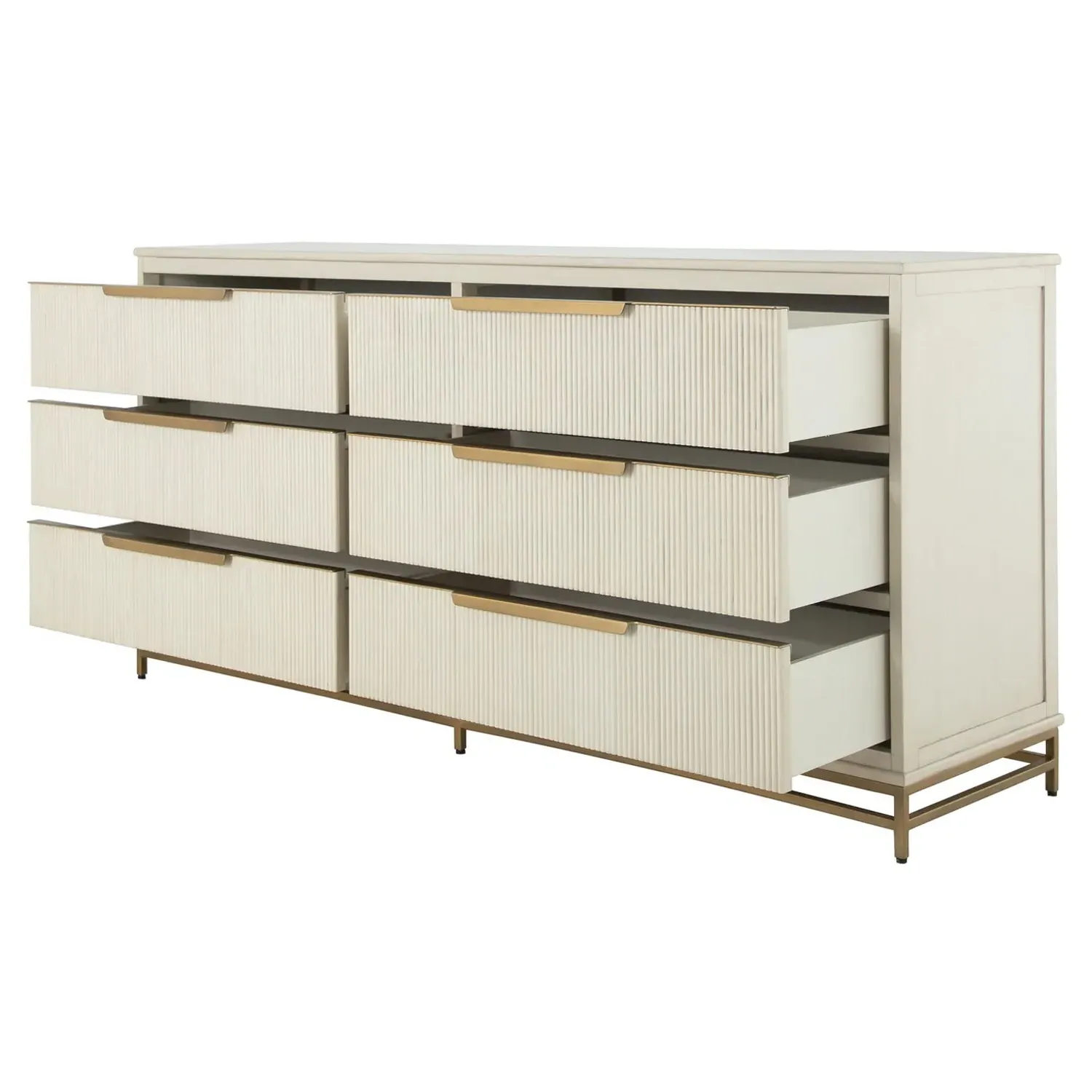 Riggs Double Dresser - White, Mindi Wood