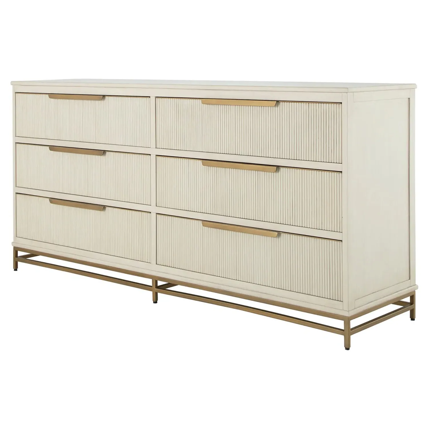 Riggs Double Dresser - White, Mindi Wood