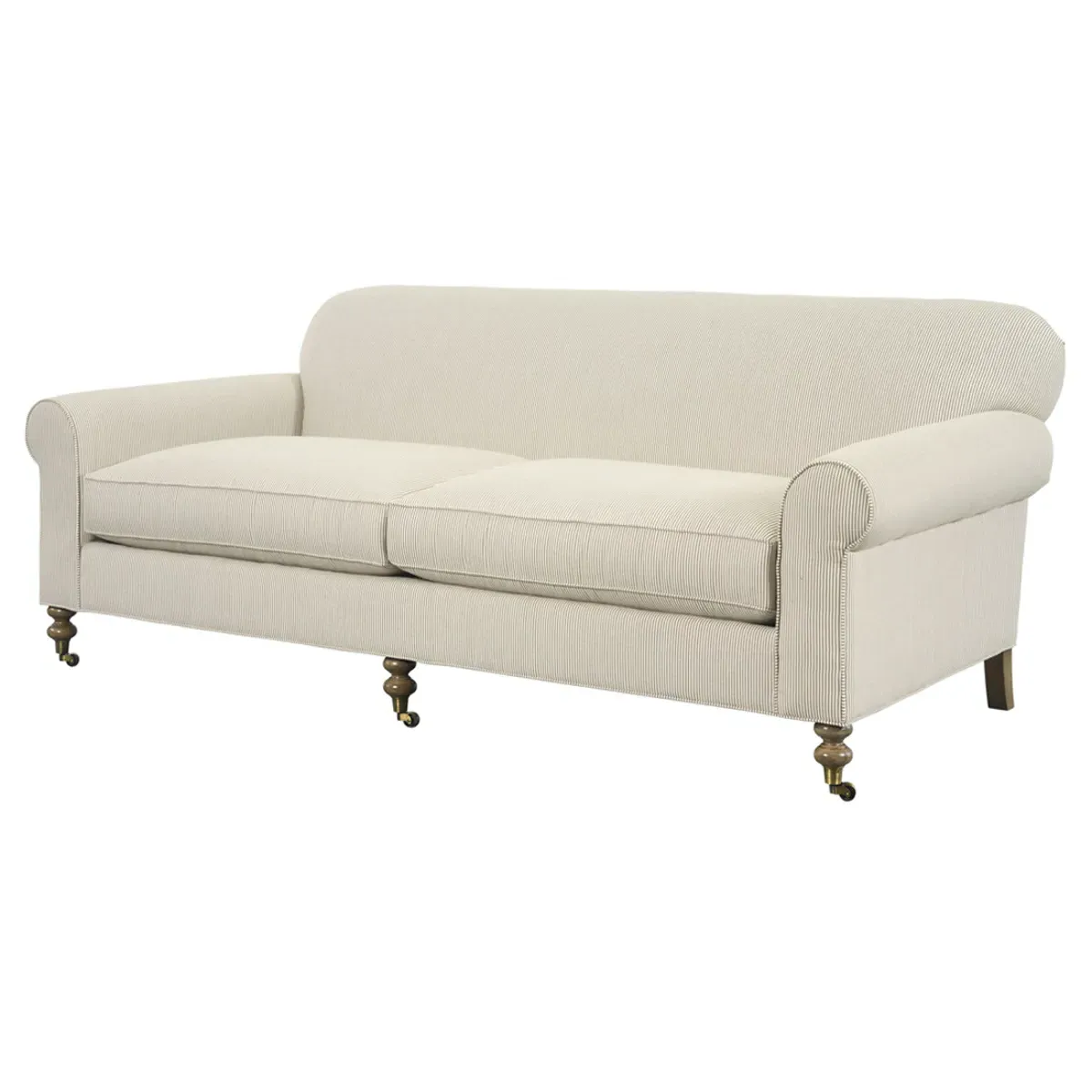 Riley 3-Seater Sofa - Cream, Performance Fabric