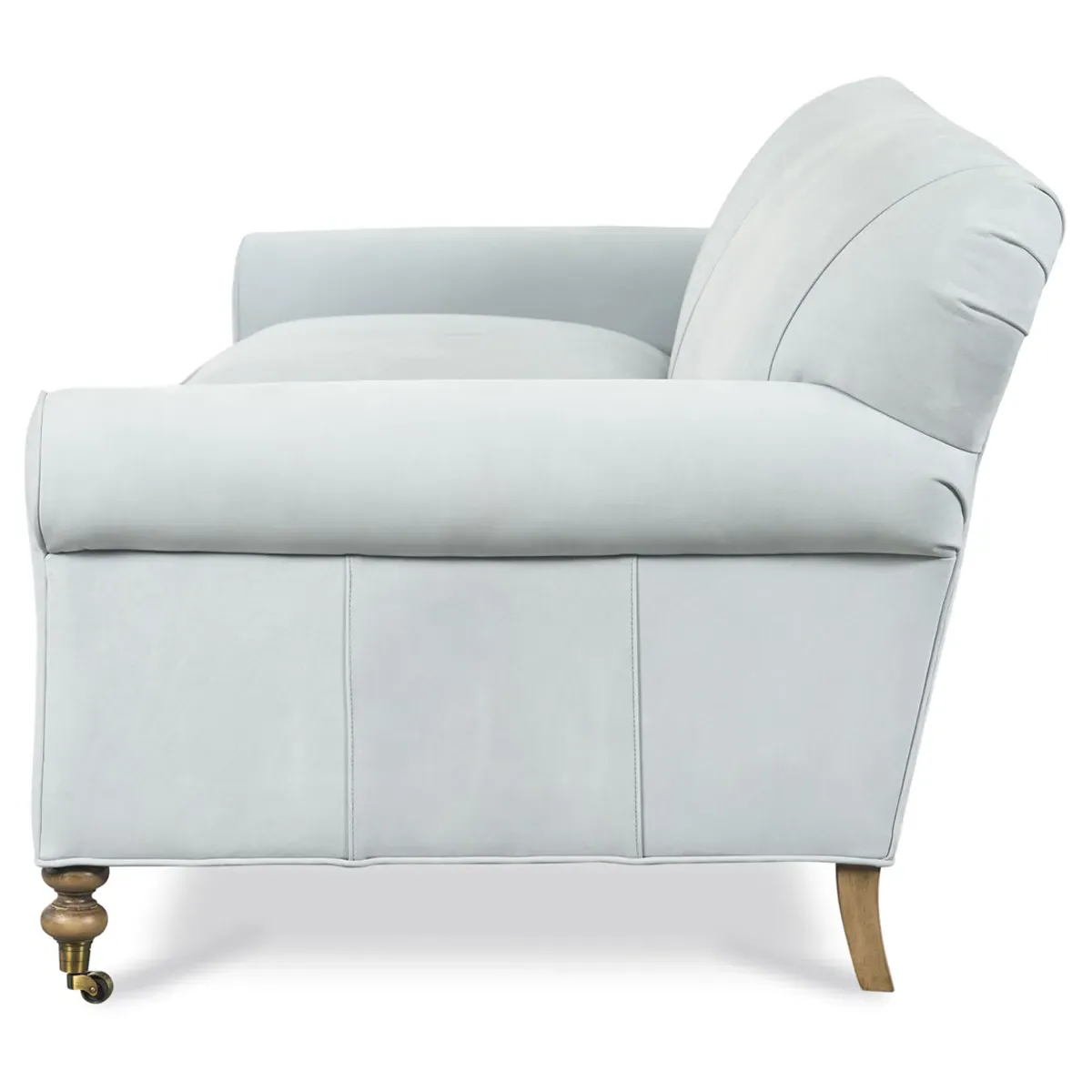 Riley 3-Seater Sofa - Light Blue, Leather