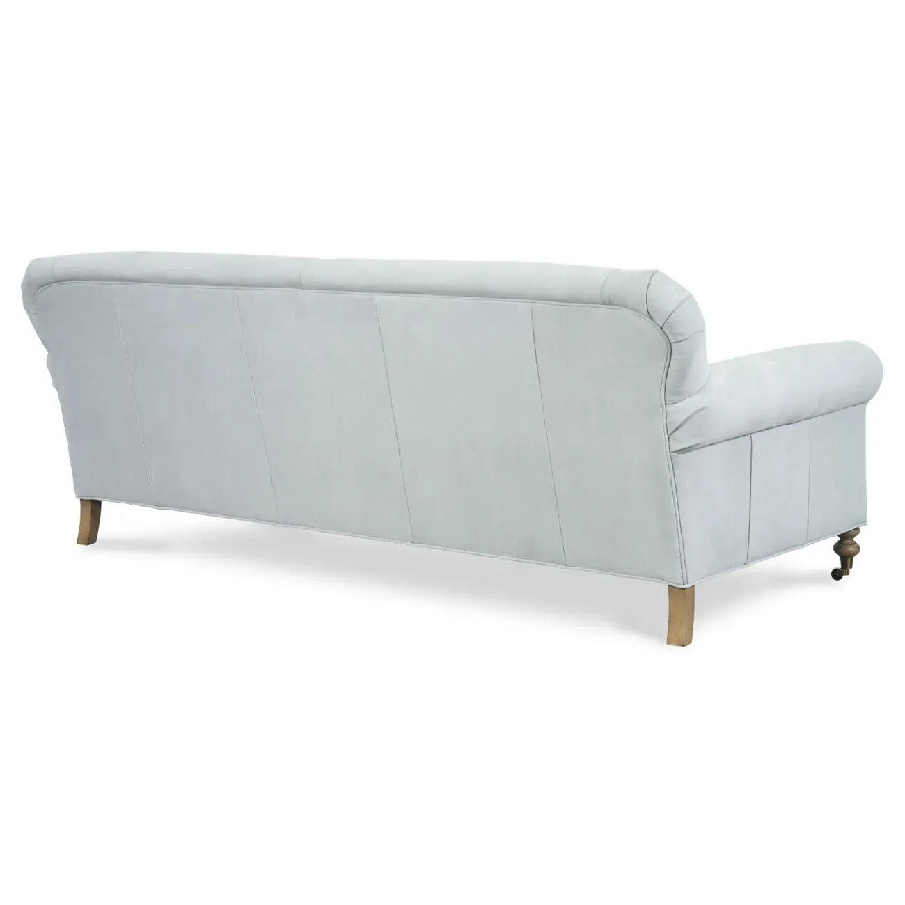 Riley 3-Seater Sofa - Light Blue, Leather