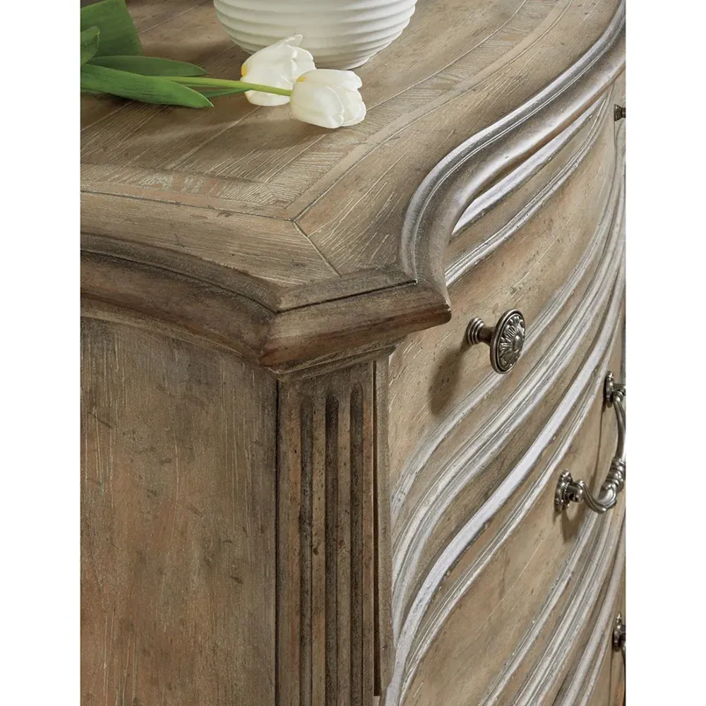 Riley Bachelor Chest Dresser - Brown, Wood