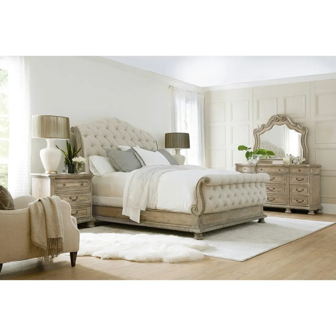 Riley Triple Dresser - Brown, Wood