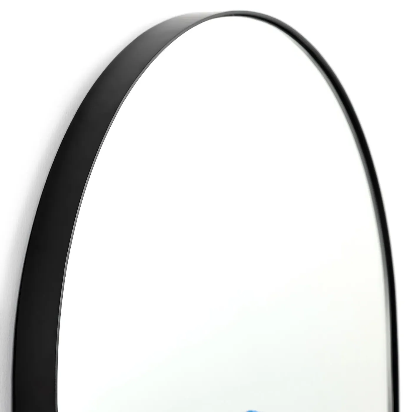 Rinna Arched Floor Mirror - Black, Iron
