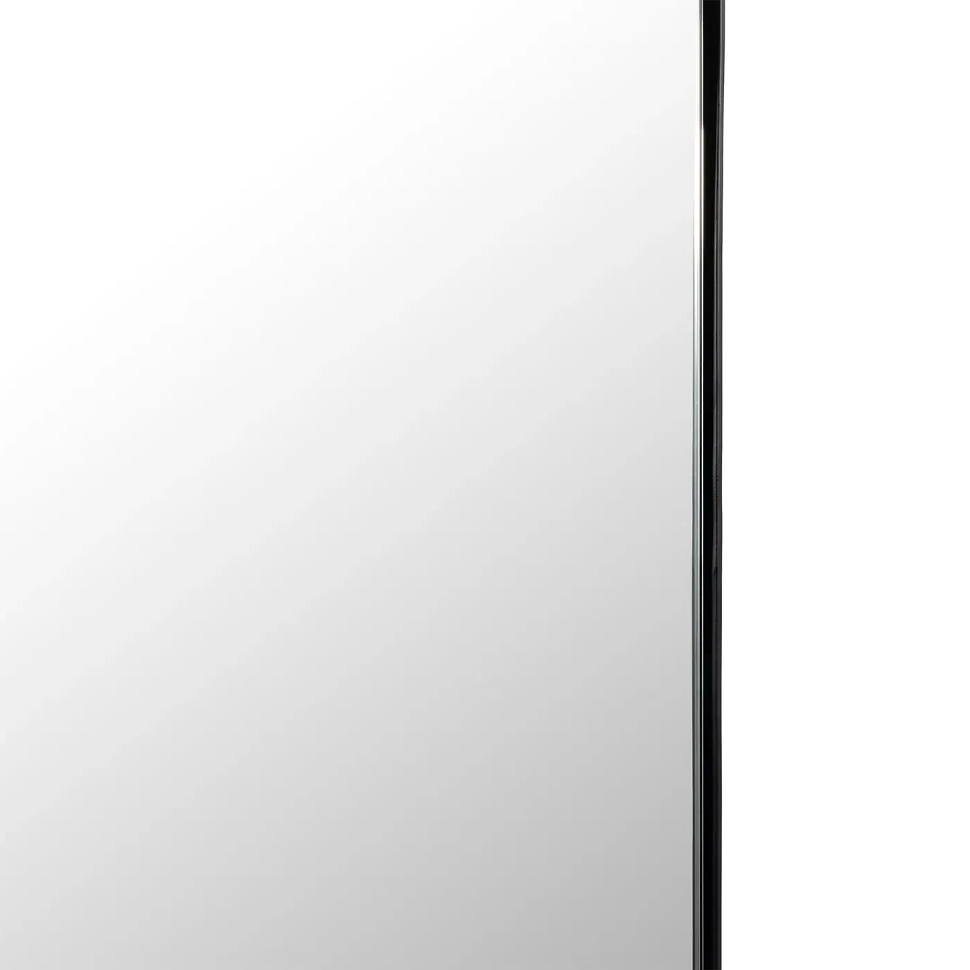 Rinna Arched Floor Mirror - Black, Iron