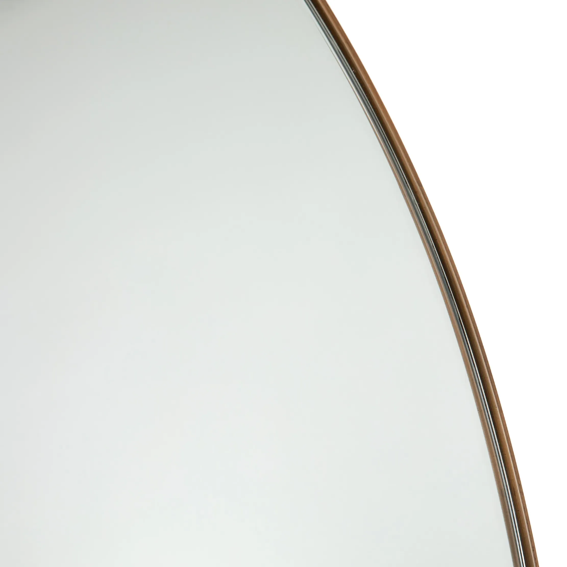 Rinna Arched Floor Mirror - Gold, Aluminum