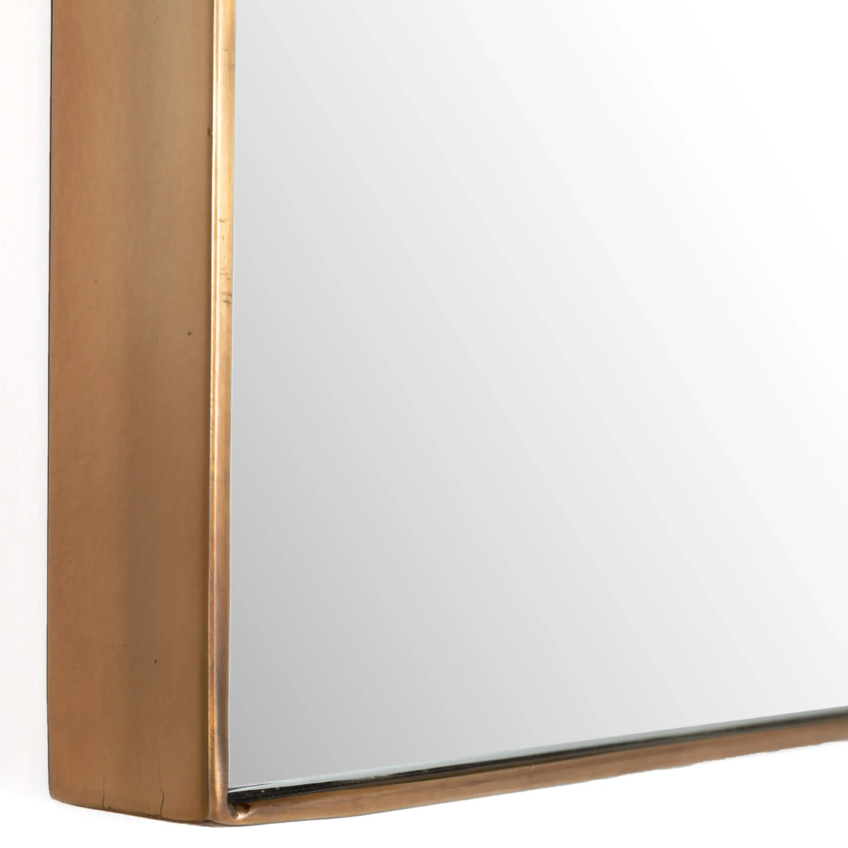 Rinna Arched Wall Mirror - Gold, Aluminum