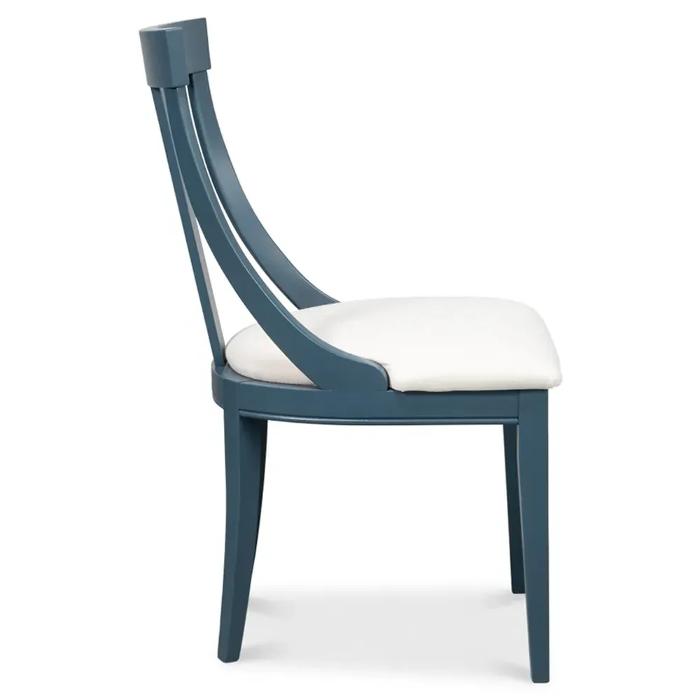 Riona Dining Chair - White, Linen