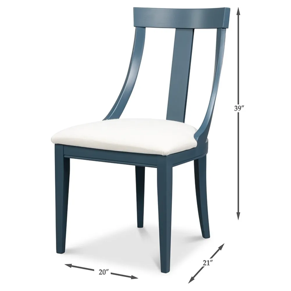 Riona Dining Chair - White, Linen