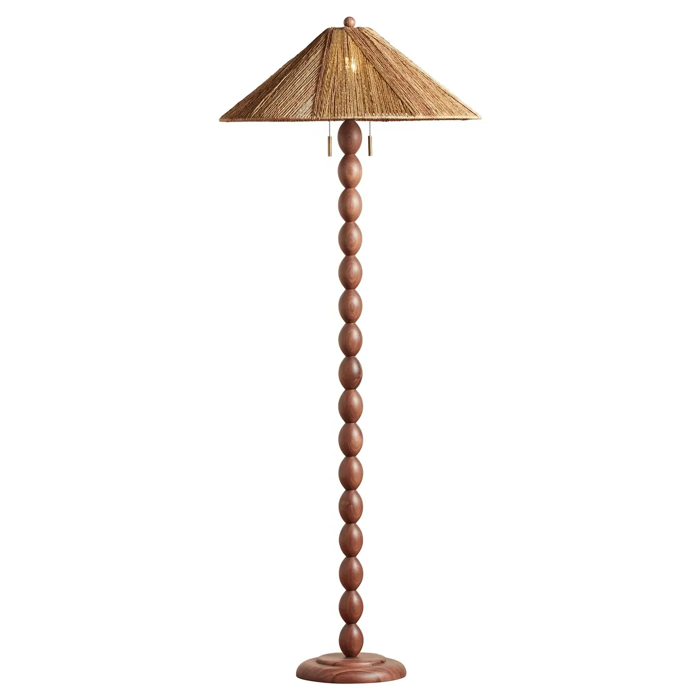 Riona Floor Lamp - Natural, Walnut