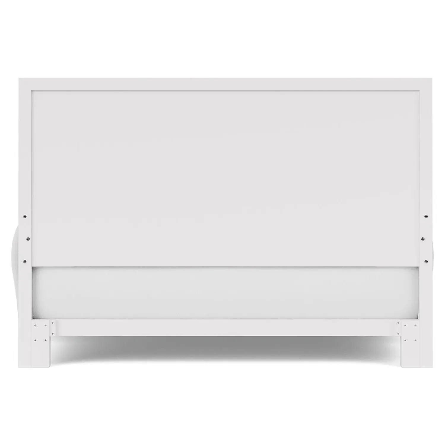 Riona Queen Size Bed Frame - Blue, White Wood