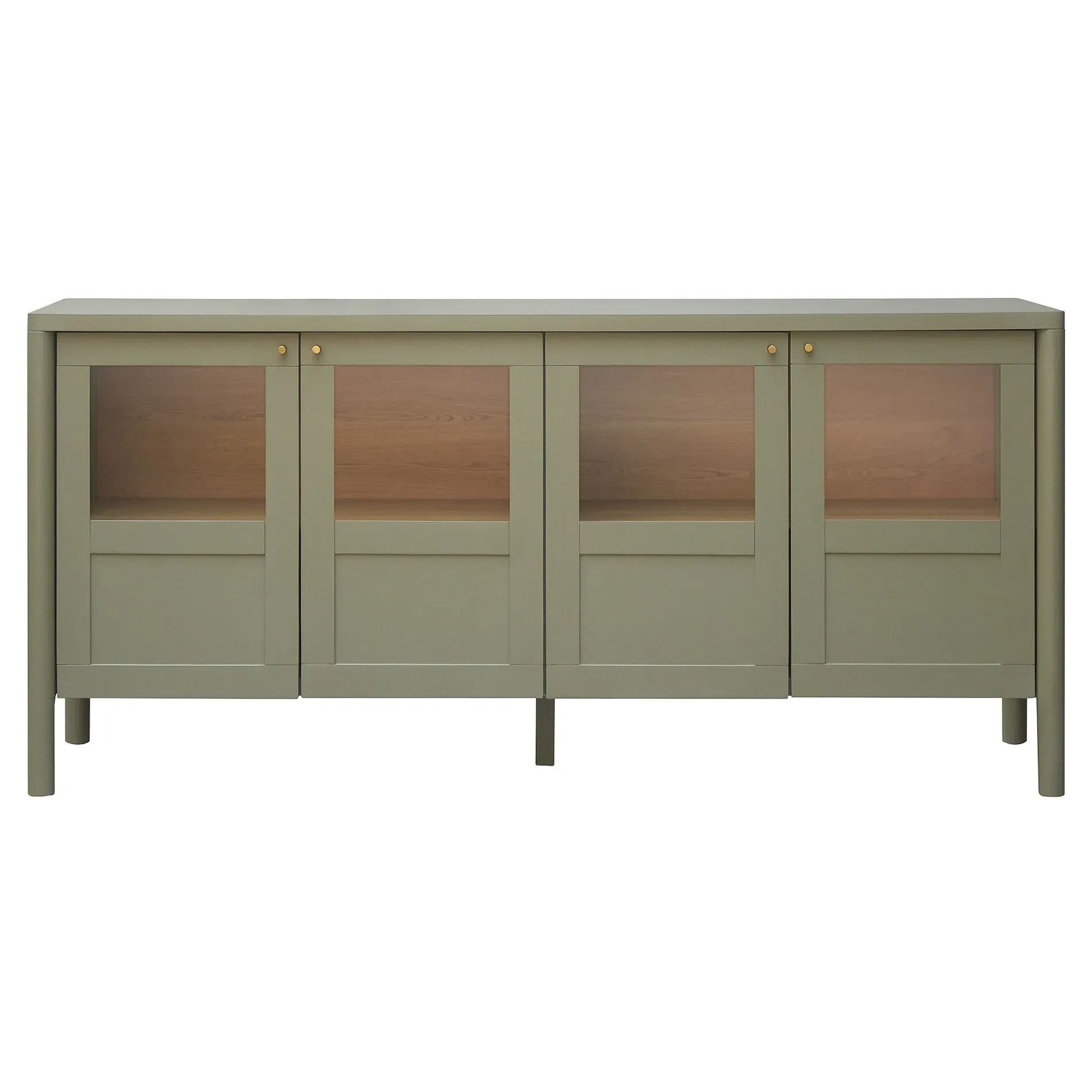 Riona Sideboard - Green, Pine Wood
