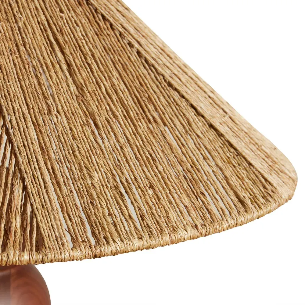 Riona Table Lamp - Natural, Walnut