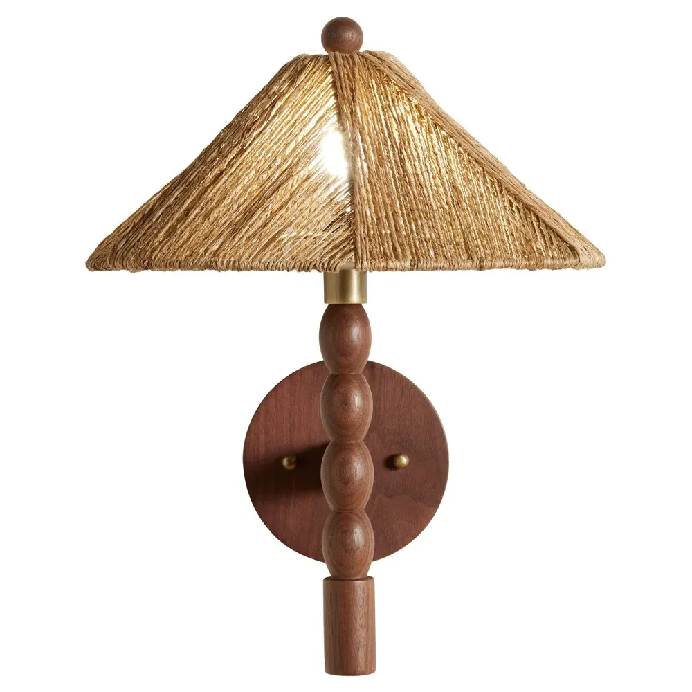 Riona Wall Sconce - Natural, Walnut