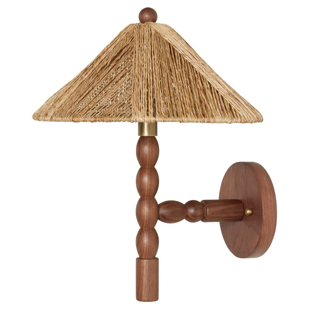 Riona Wall Sconce - Natural, Walnut