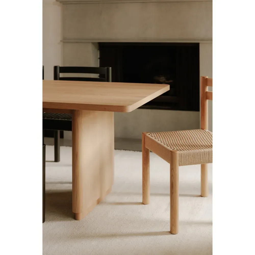 Rishon Rectangular Dining Table - Natural Oak