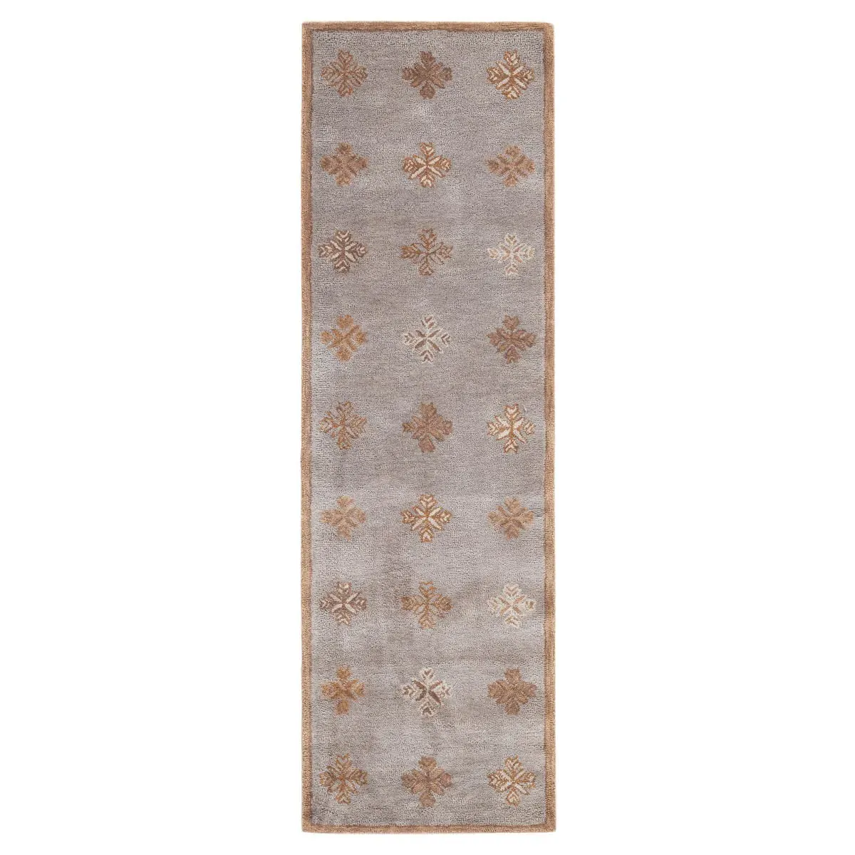 Rivera Medallion Patterned Rug - Beige, Wool