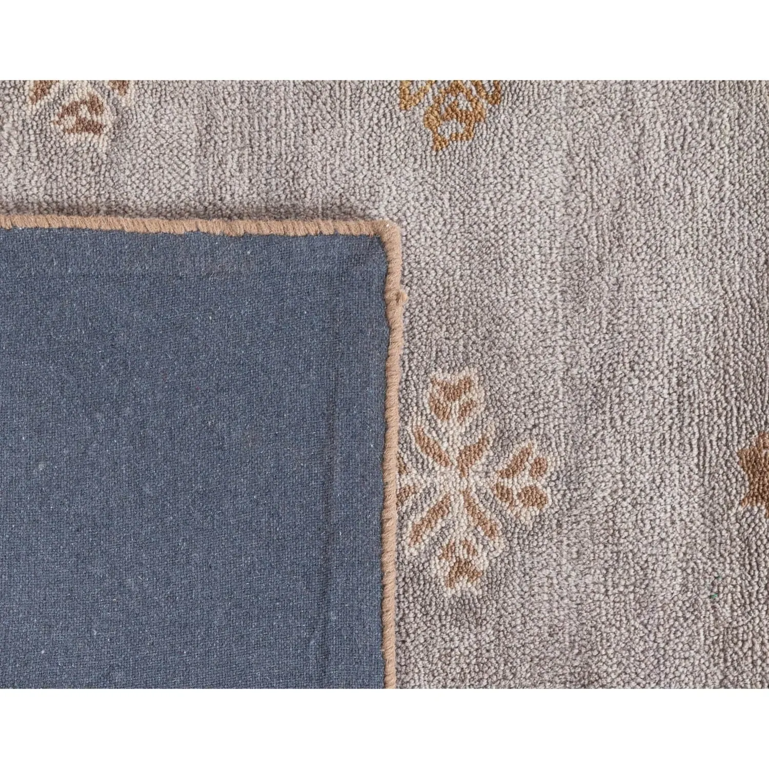 Rivera Medallion Patterned Rug - Beige, Wool