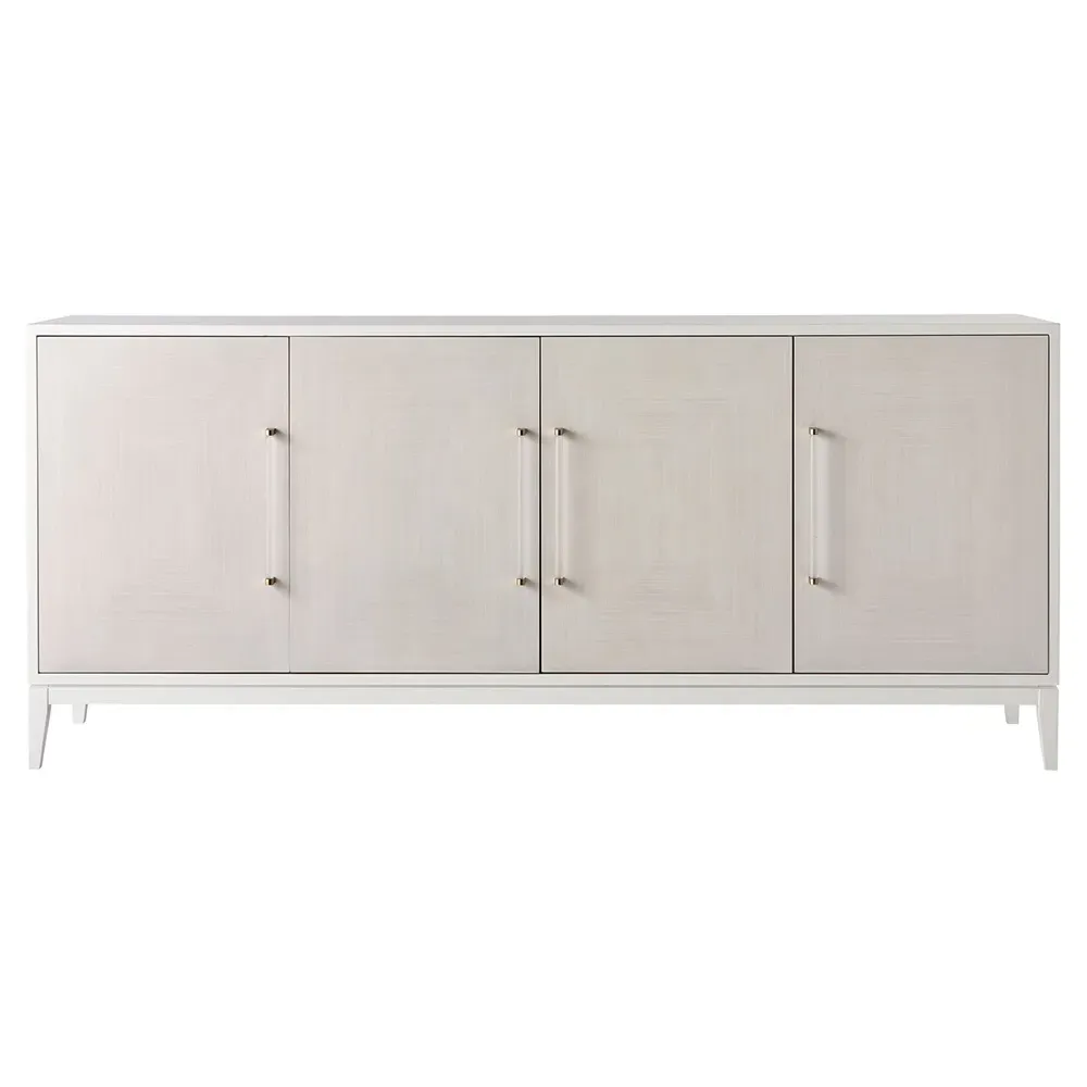 Riya 4 Door Sideboard - White, Wood