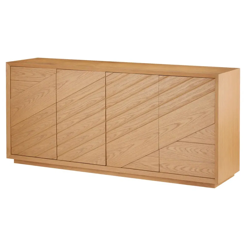 Robbie Media Cabinet - Light Oak