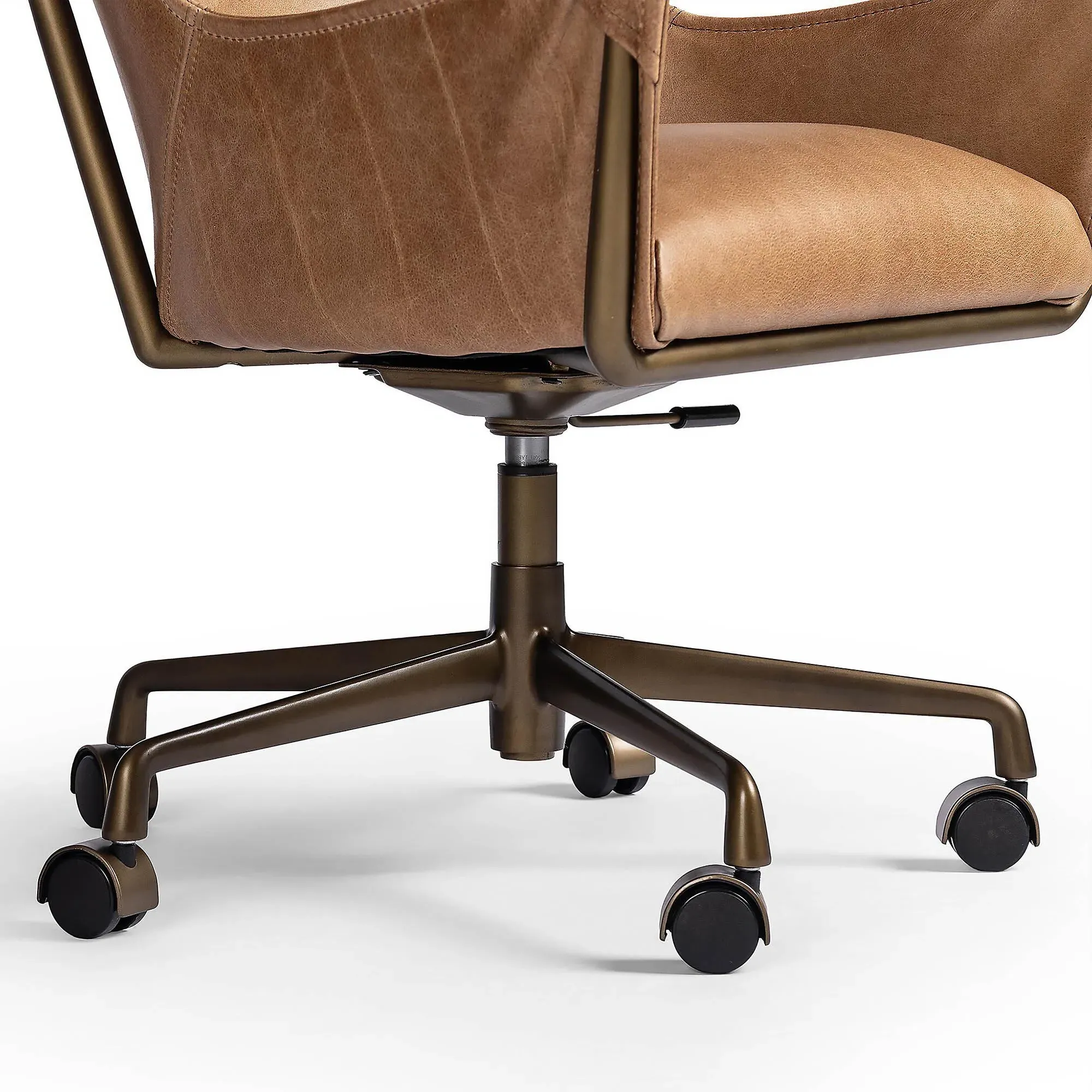 Robin Office Chair - Brown, Leather