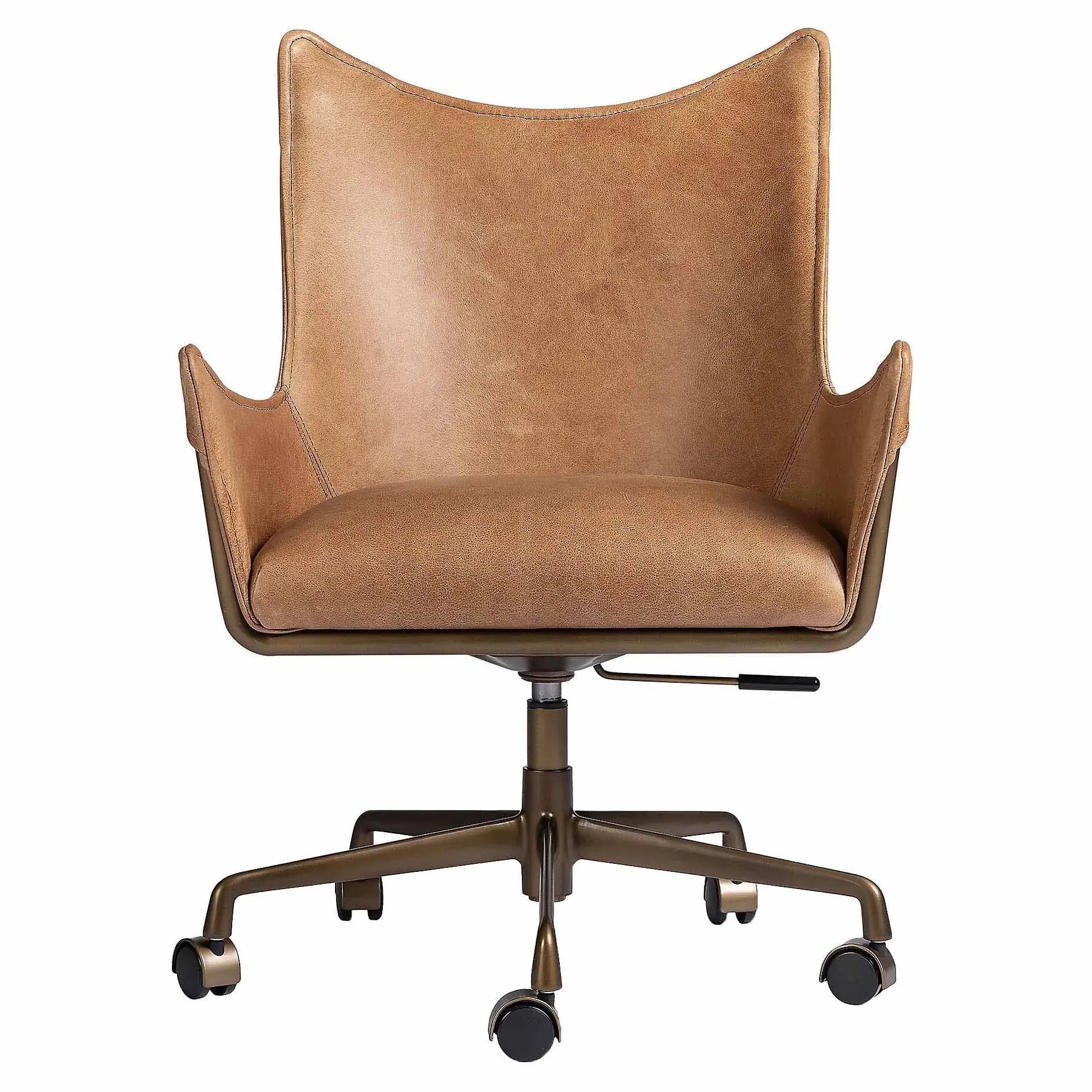 Robin Office Chair - Brown, Leather image