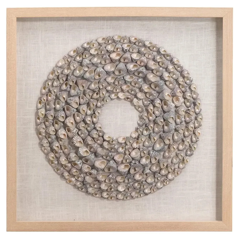 Rocco Shell Wall Art - Taupe image