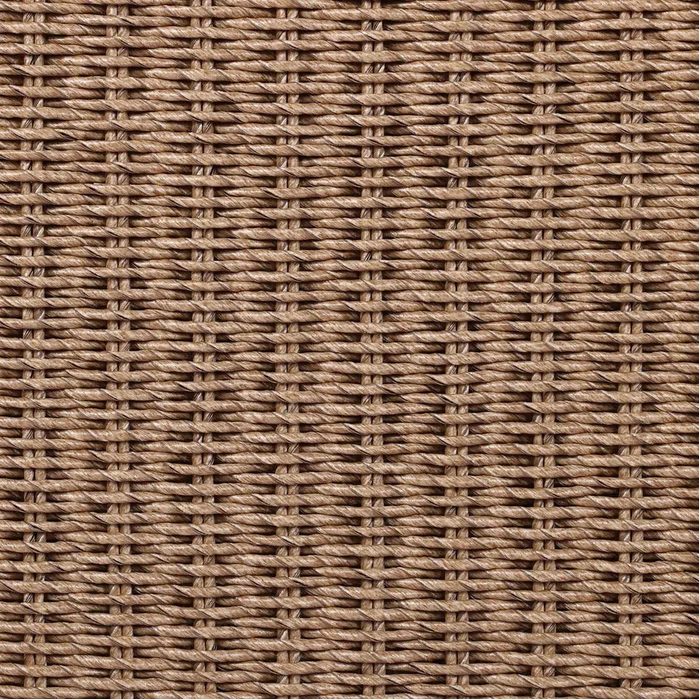 Rocio Woven Outdoor Lounge Chair - Brown, Teak