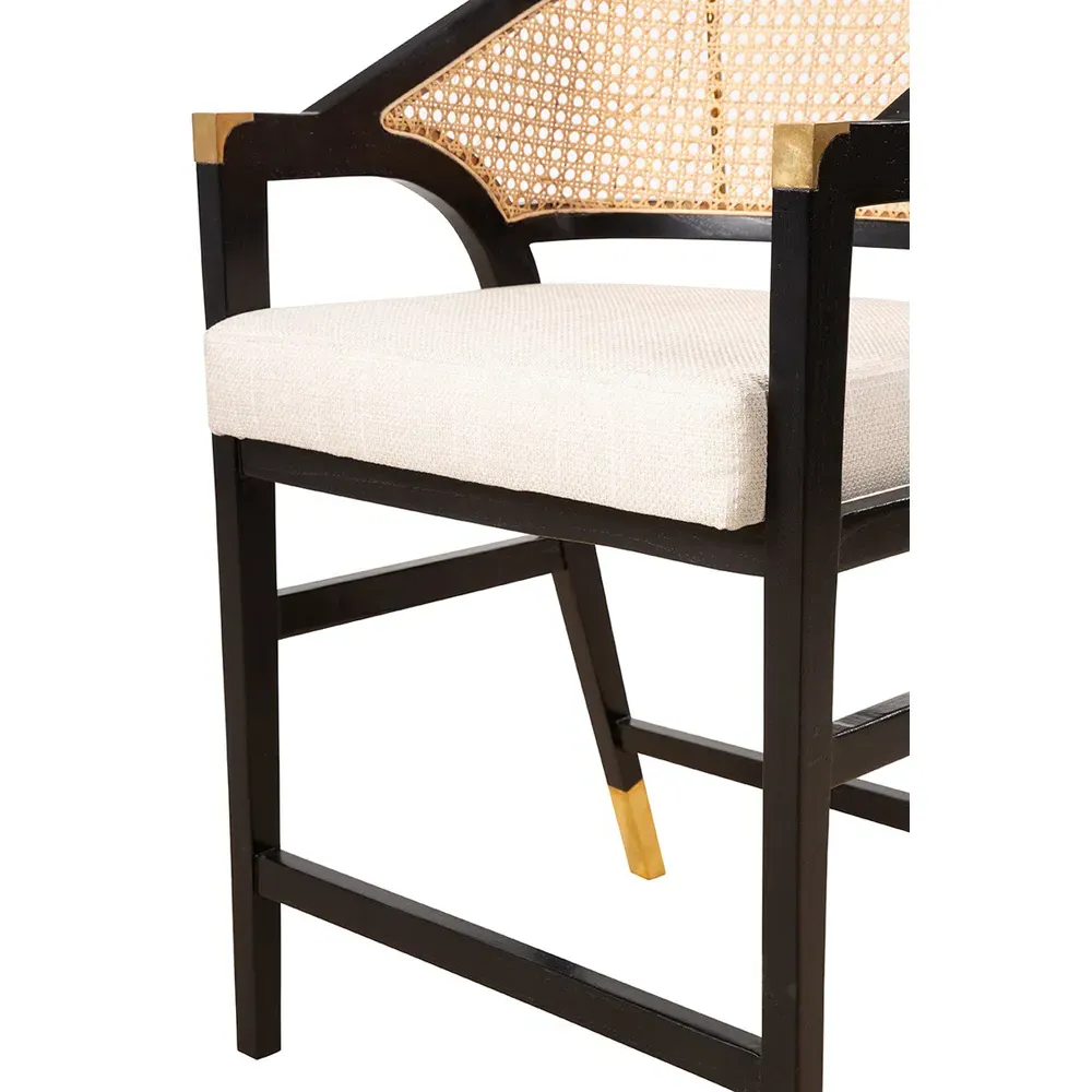 Rocky Coastal Counter Stool - Cream, Cane