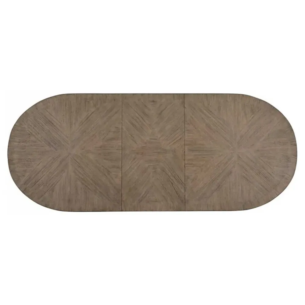 Roderick Extendable Oval Dining Table - Ash Grey, Oak