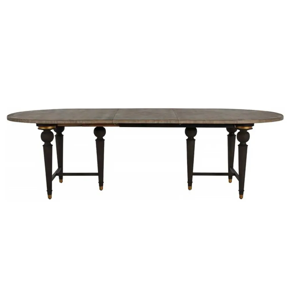 Roderick Extendable Oval Dining Table - Ash Grey, Oak