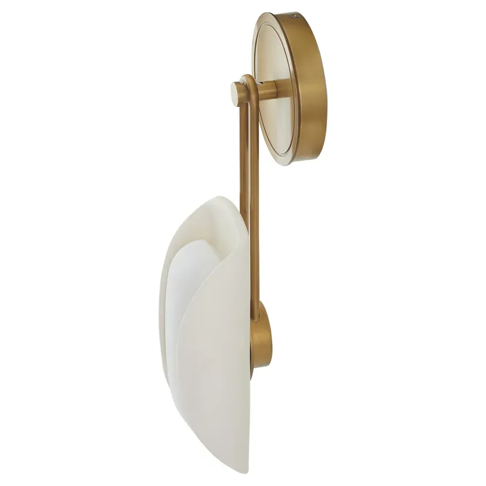 Roll Sconce - Antique Brass, Steel