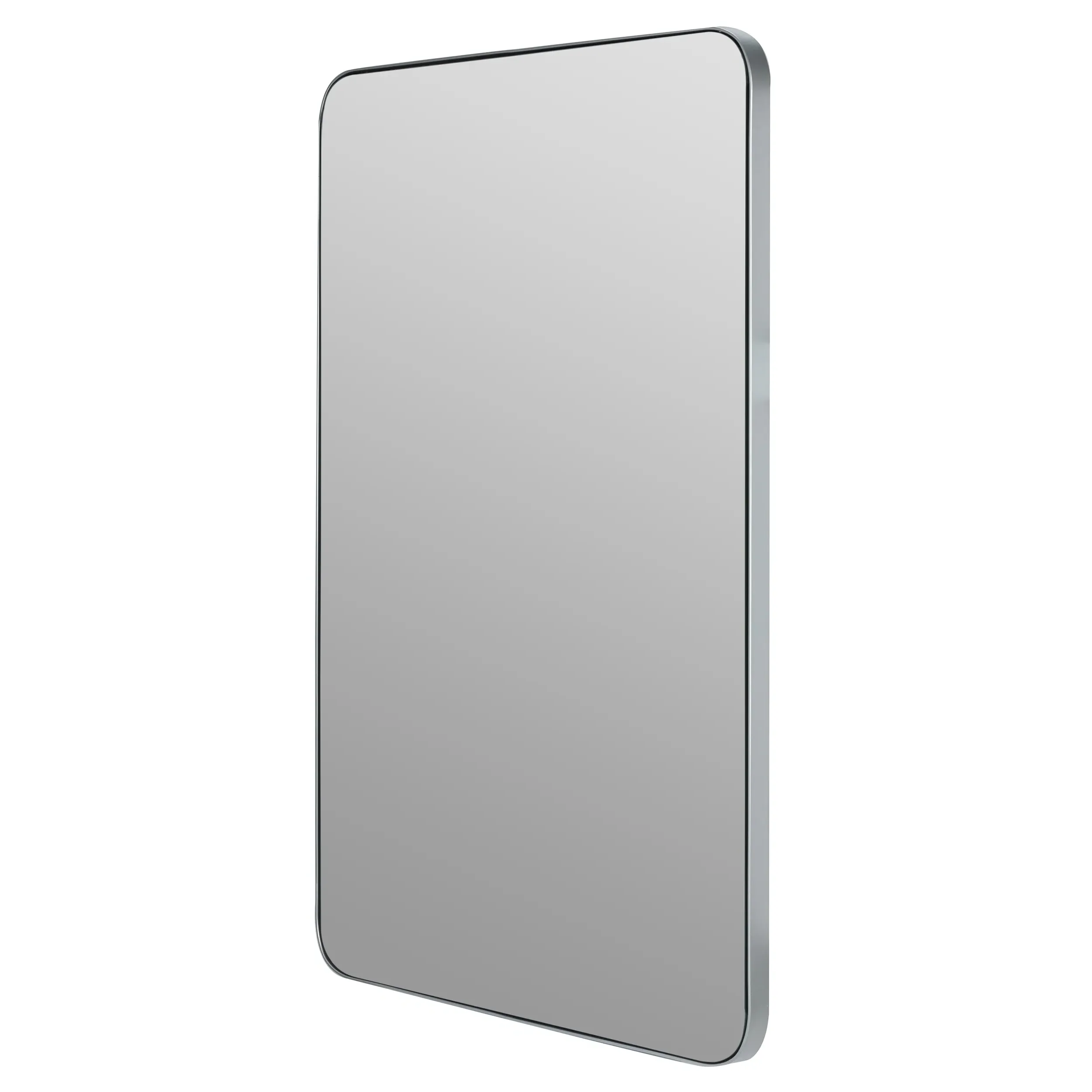Rolly Wall Mirror - Silver, Metal
