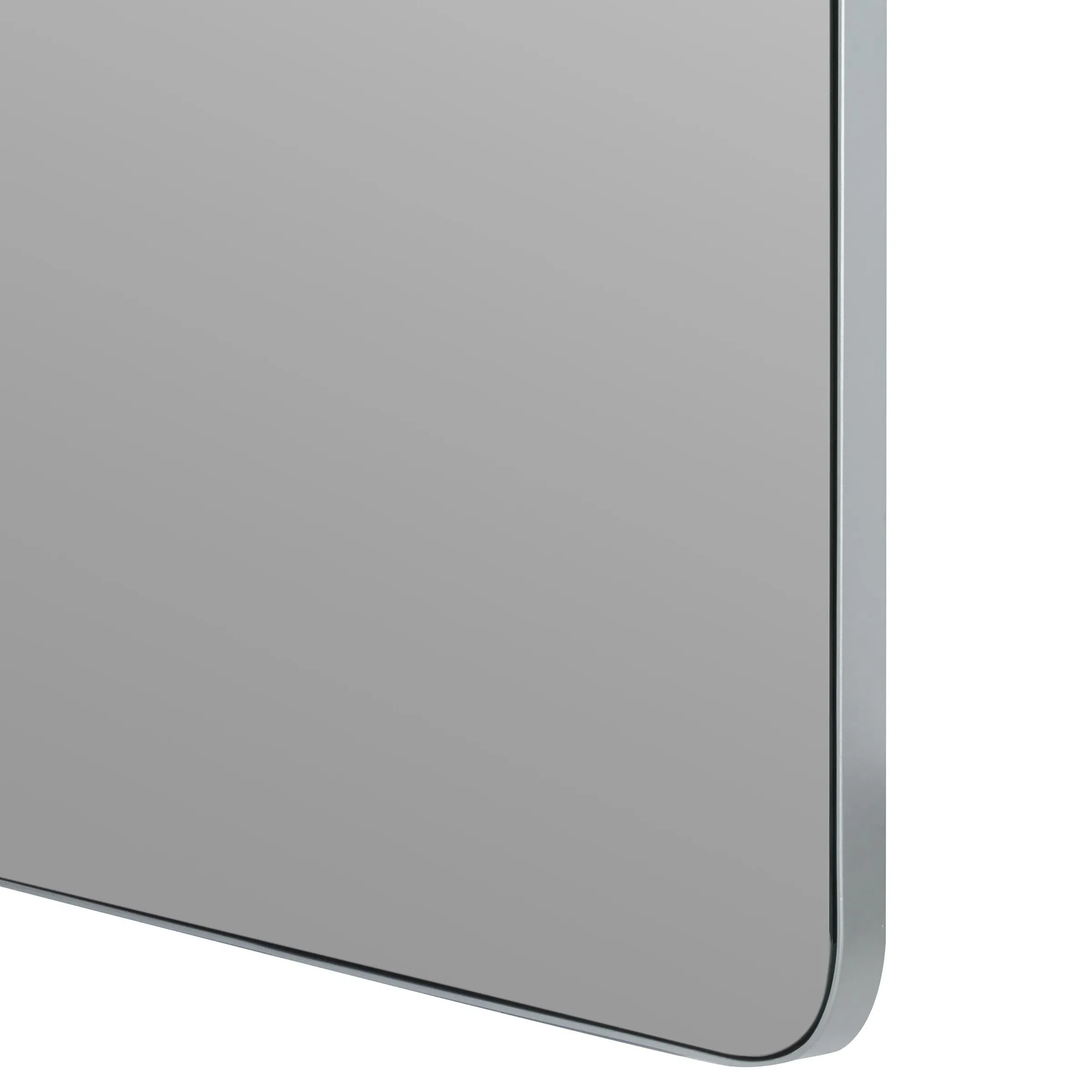 Rolly Wall Mirror - Silver, Metal