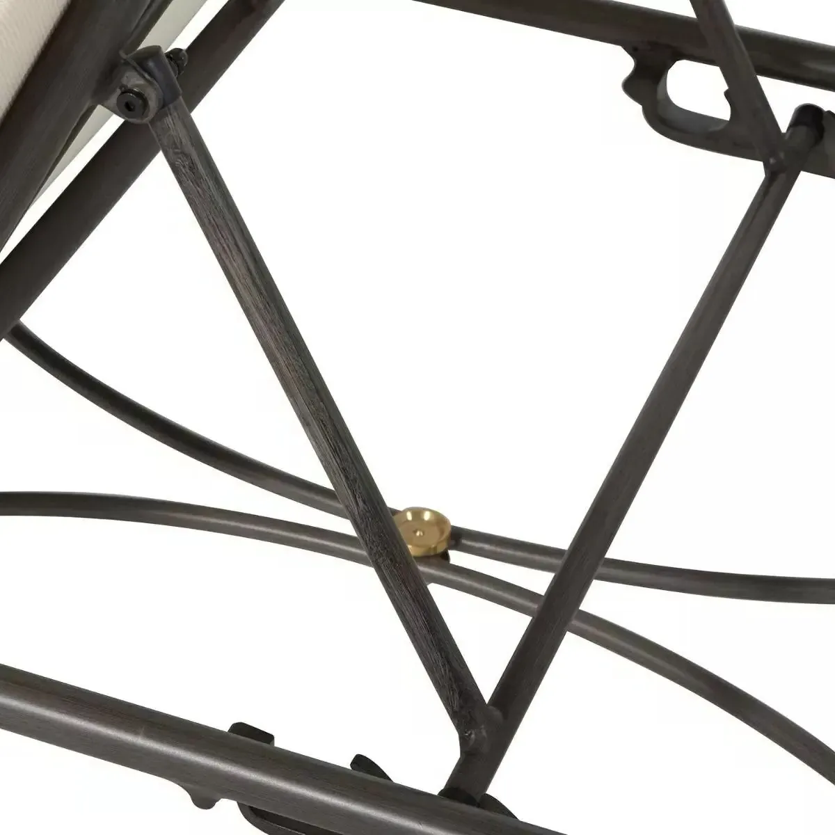 Roma Outdoor Chaise Lounge - Beige, Aluminum