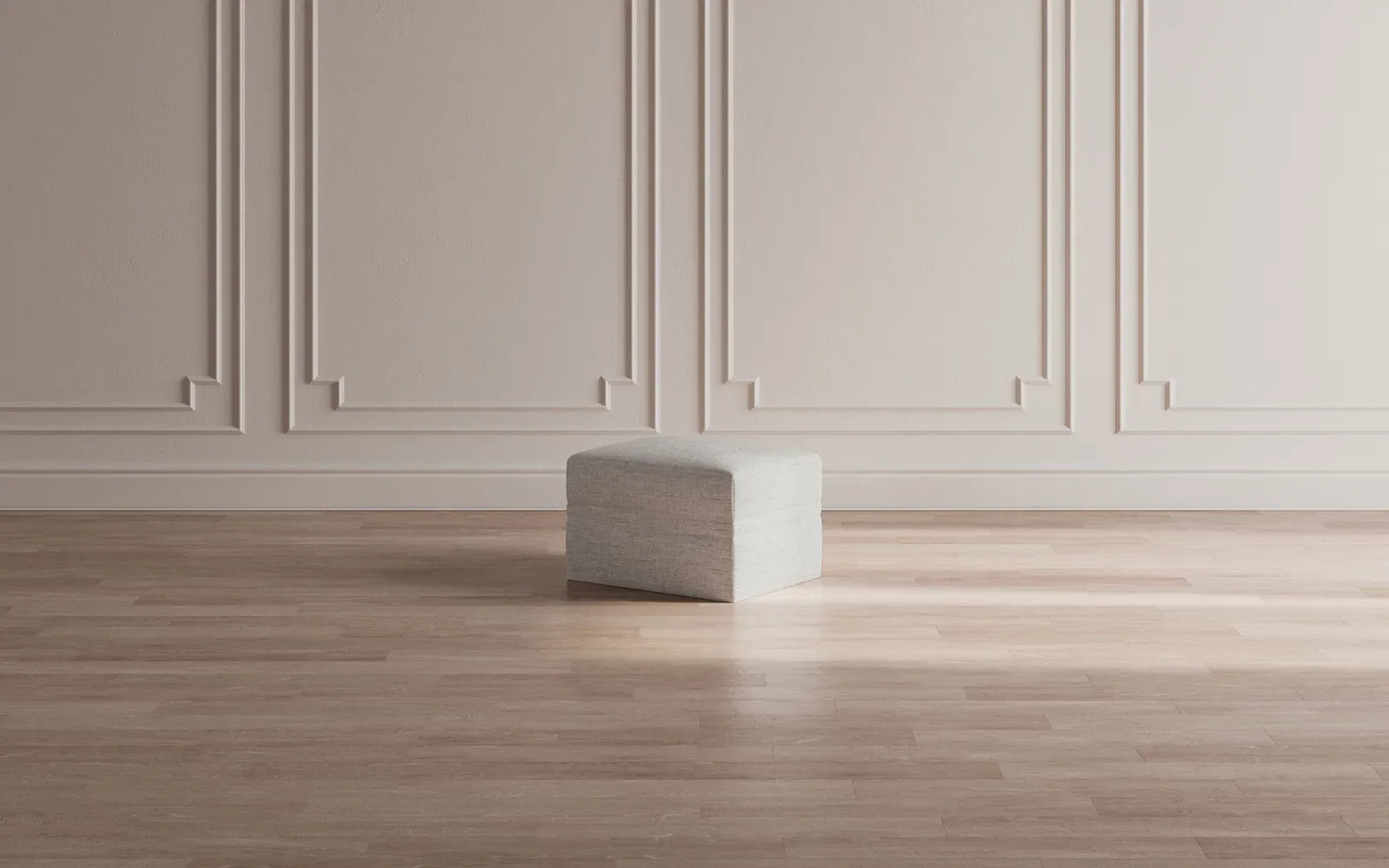 Romilly Ottoman - Pale Blue