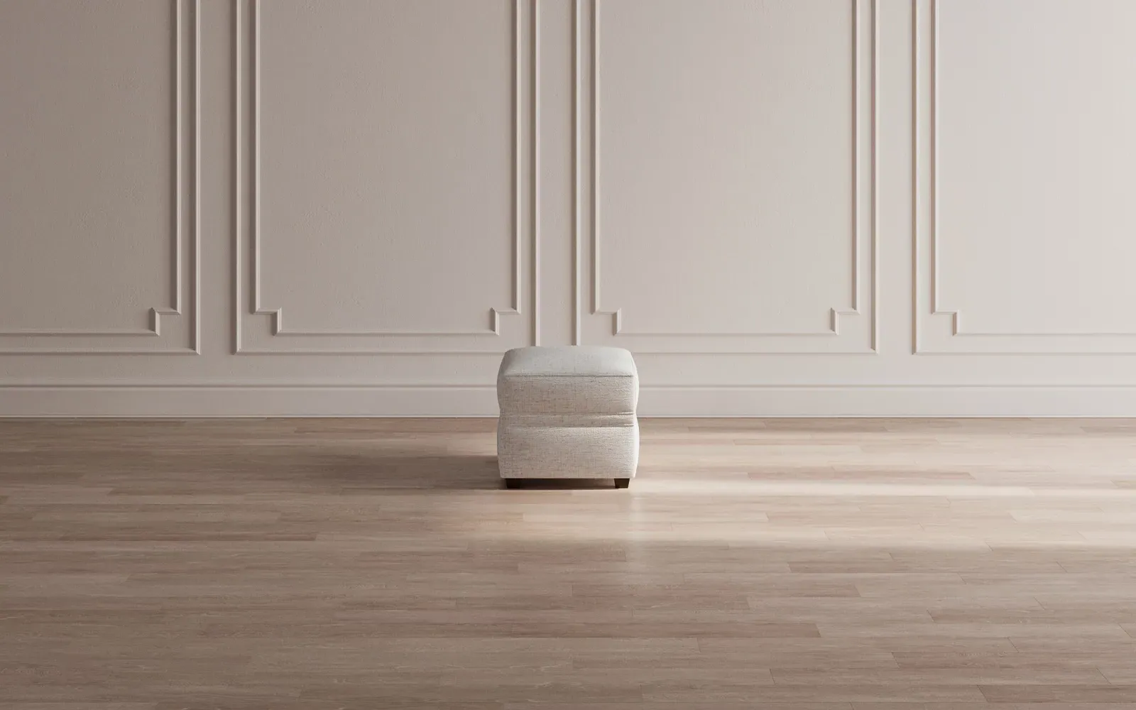 Romilly Ottoman - Slate Blue