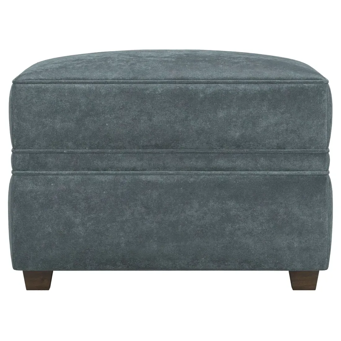 Romilly Ottoman - Slate Blue