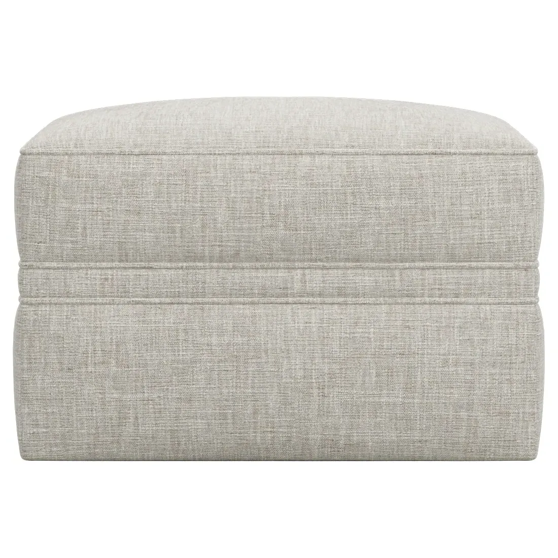 Romilly Ottoman Upholstered to Floor - Fog