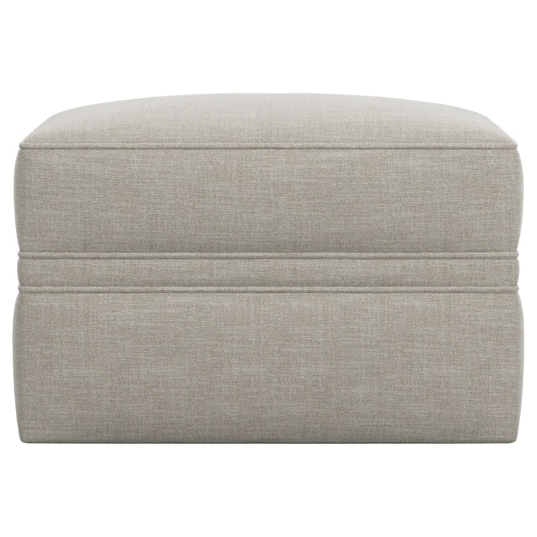 Romilly Performance Ottoman Upholstered to Floor - Dove image
